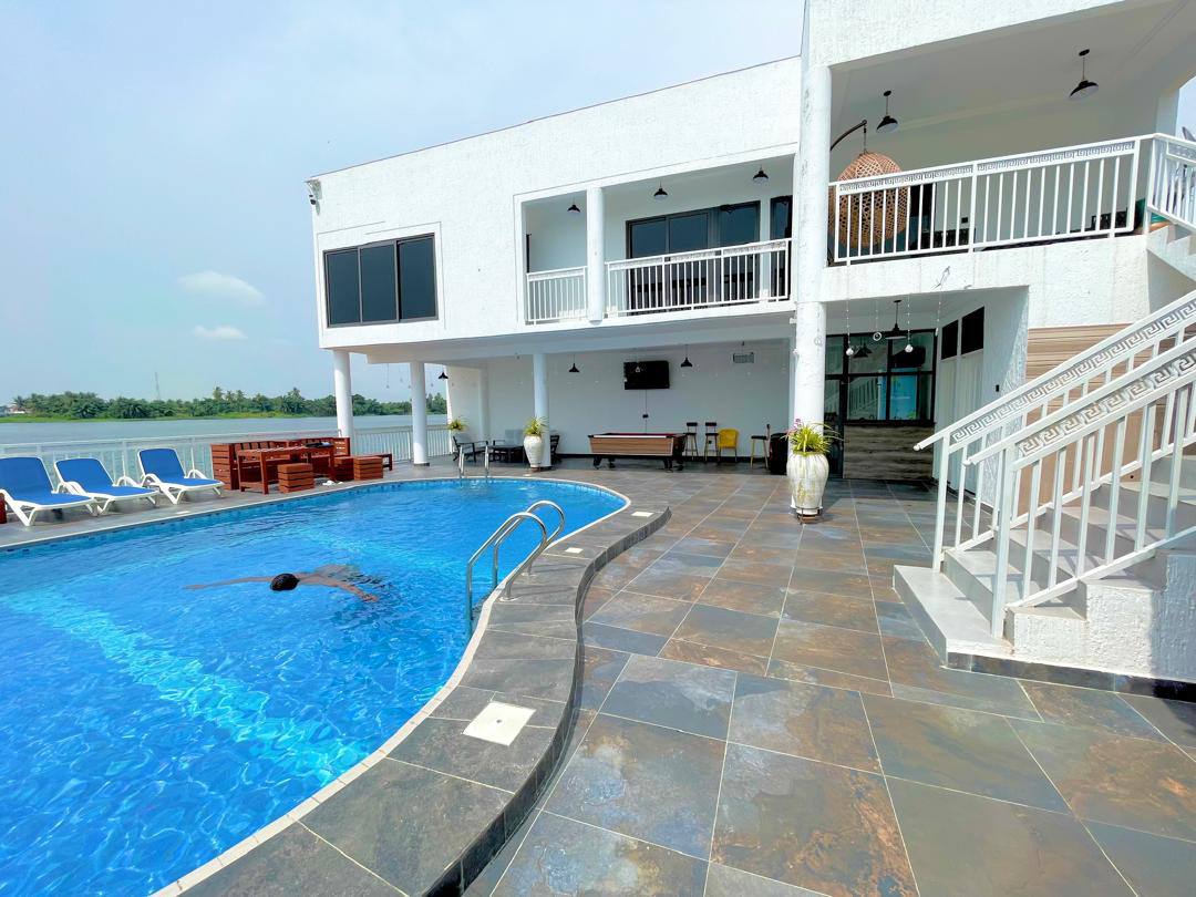 Pool and resort grounds